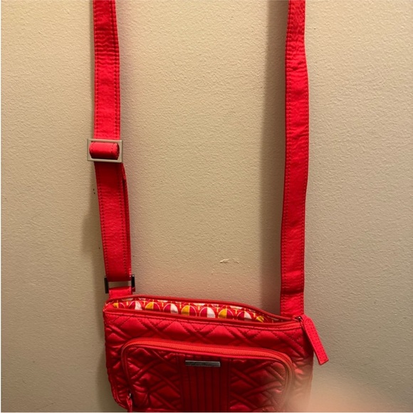 Vera Bradley Red small crossbody 9.5x6.5 - Picture 5 of 6